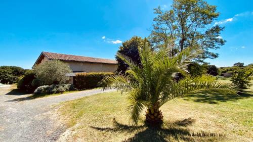 Saint-Caprais-de-Bordeaux Casa | Domaine de Canteloup au coeur des vignes avec piscine