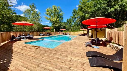 Saint-Martial-de-Nabirat Chalet De Esquí | Domaine de Grézelou