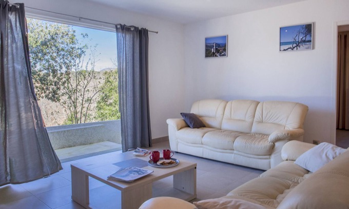 Barbaggio Apartamento | Domaine Ghjulia - Casa Nebbiu, apartamento en el corazón de los viñedos.
