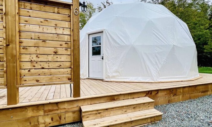 West Bay Cabina | Dome 6 · Lakeside Luxury Dome Experience Private Hot Tub