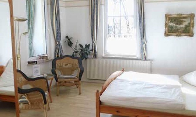 Lubmin Apartamento | Doppelzimmer mit Wintergarten - Pension Villa Erika