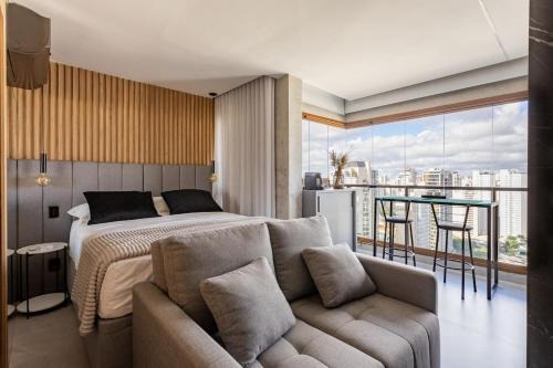 Vila Nova Conceicao Apartamento | Doru | Studio Prime 23º andar | Gym & Piscina Sky