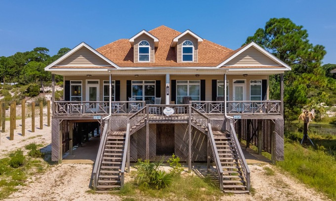 Audubon Place Casa | Dos Dunes - Large duplex, 2 kitchens! Private gated gulf front community!