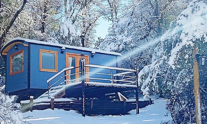 San Martin de los Andes Chalet De Esquí | Dos Tiny Houses con Vista Espectacular, 2 Baños y Bosque Privado para 2 Parejas