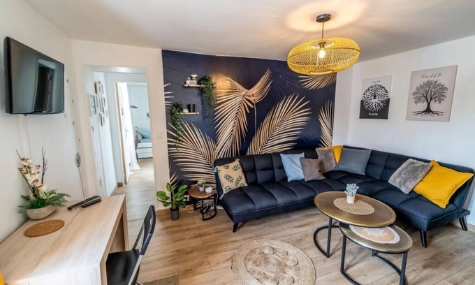 Equemauville Apartamento | Double Appart Honfleur 14pers Parking Netflix