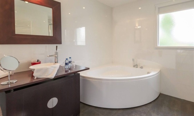 Plumergat Casa | Habitacion Doble-Baño en la habitacion-Vista al Jardín-Terrasse