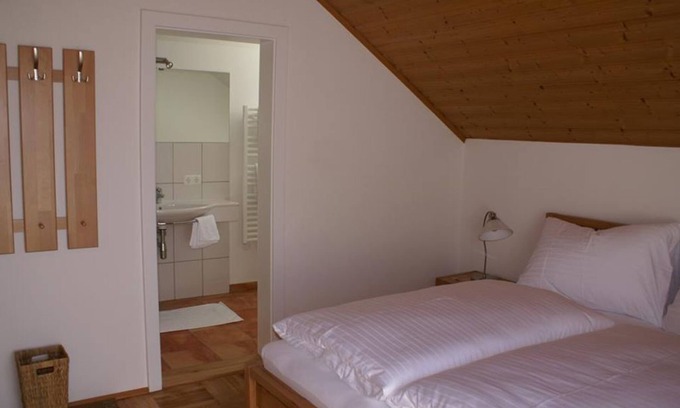 Hinterstoder Apartamento | Habitación doble con ducha, aseo, balcón - Haus Gollner