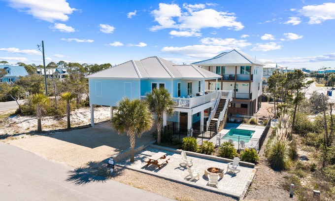 Seagrass Casa | Down the Shore: Stunning Gulf Views, North Cape, Private Pool, Pet Friendly!