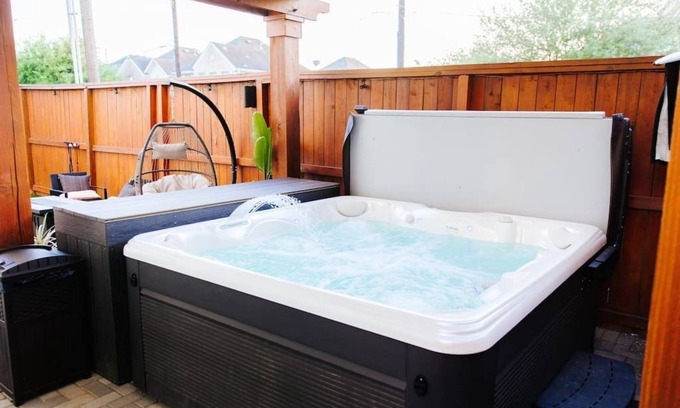 Northside Casa | Downtown Escape with Backyard, Gameroom and Hot Tub