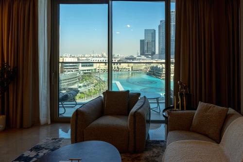 Downtown Dubai Apartamento | Downtown Luxury - Magnificent Burj Khalifa & Fountain Views - Walking Distance to Dubai Mall