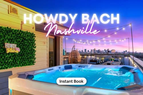 Katie Hill Neighborhood Casa | Downtown Nashville Hot Tub Game Room Karaoke