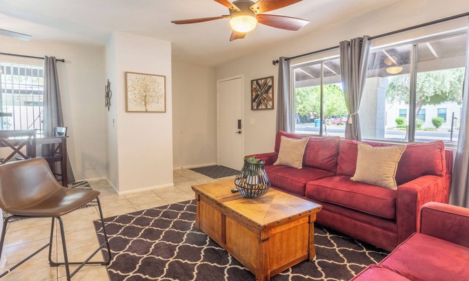 Maple-Ash Casa | Downtown Tempe Bungalow w/Office steps to ASU & Mill Ave.
