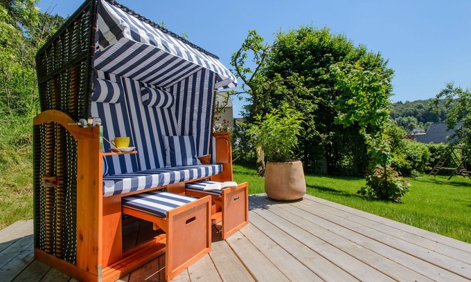 Berlingen Casa | Sueño casa de vacaciones con sauna y cuento de jardín