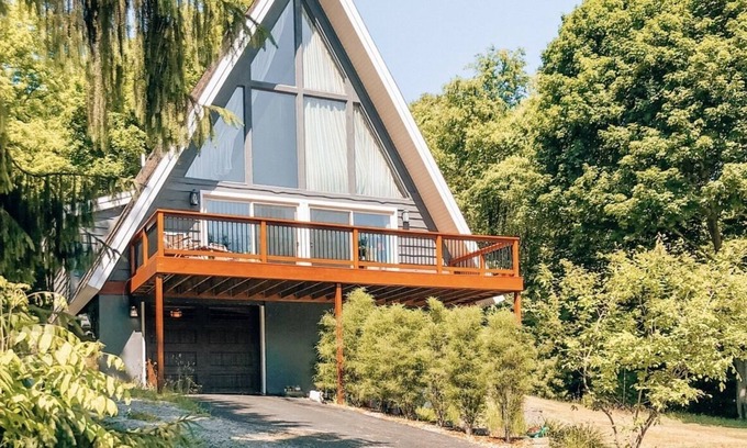 Plainwell Chalet De Esquí | Dreamy BOHO A-Frame | Michigan Country Side