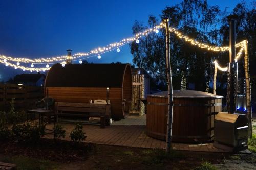 gmina Jadow Casa | Drewniany Zakątek z sauną i jacuzzi