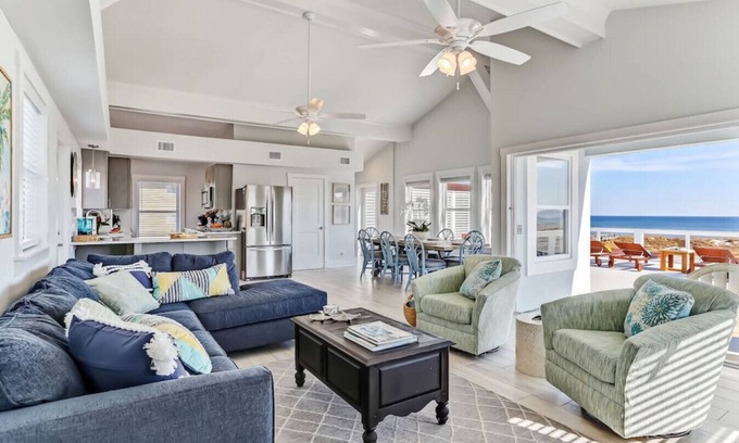Fernandina Beach Casa | Duke's Beach House | Oceanfront | Huge Deck | Breathtaking Views
