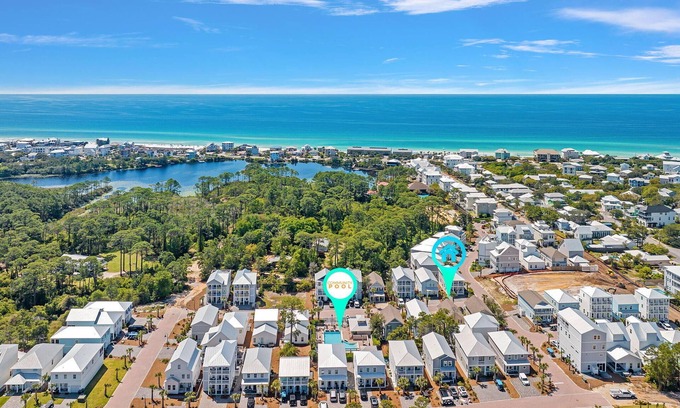Dune Allen Beach Casa | Dune Allen Coastal Charm – 3BR Home Walk to Beach & Pool Sleeps 6