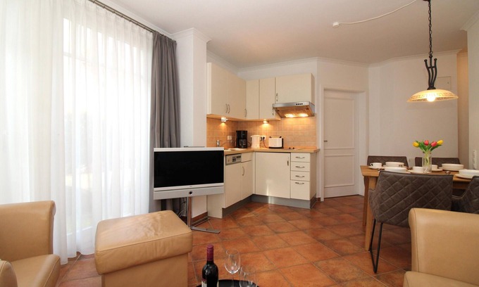 Ostseebad Kuhlungsborn Apartamento | Dünenschloss H2 WE4: modern 3-room apartment close to the beach with large terrace