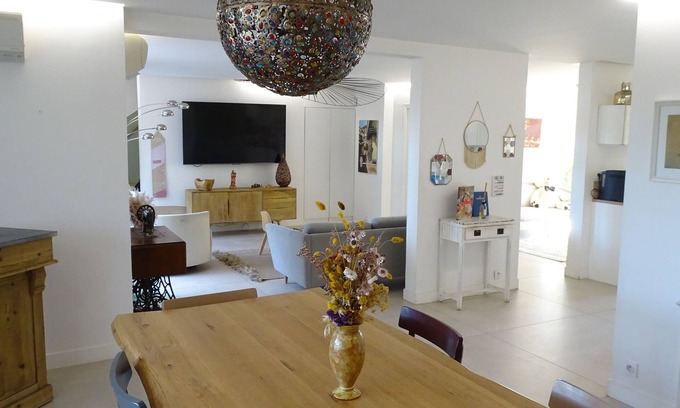 Le Cabot Apartamento | Duplex 3 Chambres, 150 m², Avec Jardin et Parking