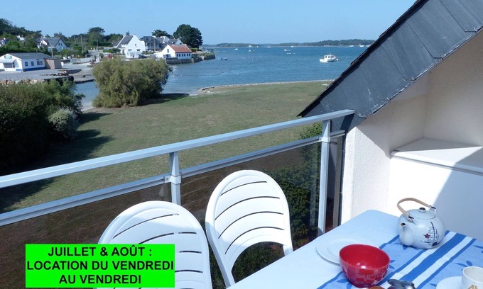 Locmariaquer Apartamento | Duplex 4 p with direct access to the beach