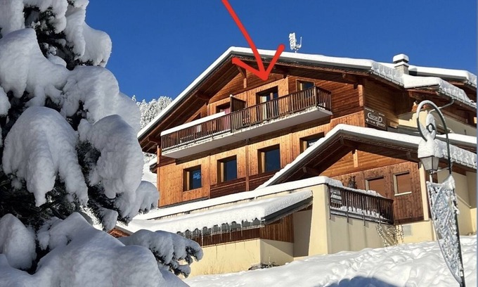 Hauteluce Apartamento | Duplex 50m2 pied des pistes 6 pers les saisies hauteluce / contamines montjoie