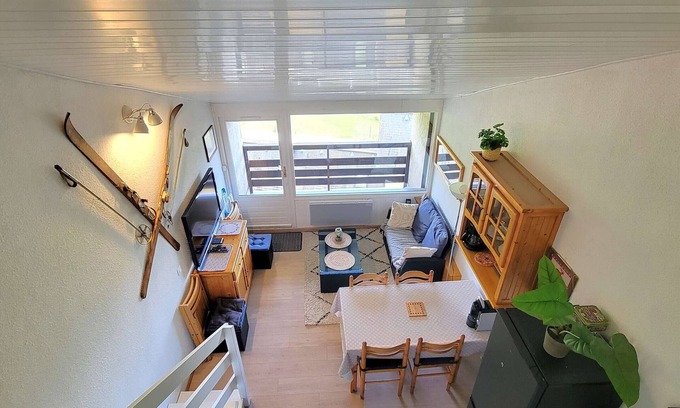 Saint-Michel-de-Chaillol Apartamento | Dúplex con balcón sur, 4 personas, 1 hab, WiFi, lavadora, lavavajillas, Chaillol 1600