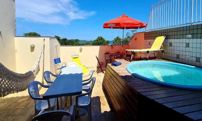 Sao Pedro da Aldeia Apartamento | Duplex penthouse with pool