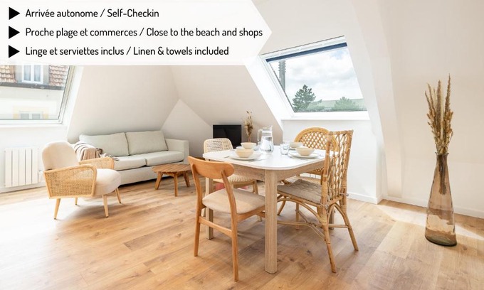 Petit-Fort-Philippe Apartamento | Duplex Petit-Fort proche plage