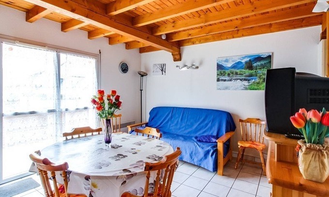 Esquieze-Sere Apartamento | Dúplex T3, 7 pers, tranquilo, terraza, parking, cerca de Luz-Saint-Sauveur