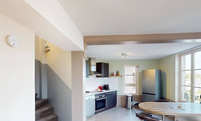 Honfleur Apartamento | Duplex Traversière | Espacioso | A 100m del puerto | 4 personas