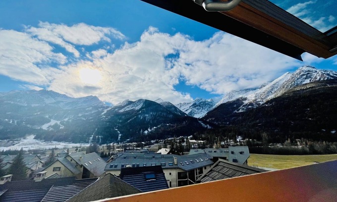 Monetier-les-Bains Apartamento | Duplex with nice view on the glacier of Monêtier
