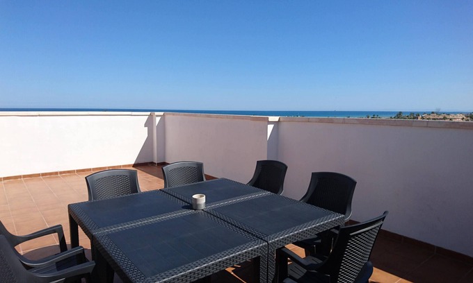 Playa de Almarda Apartamento | Duplex with beautiful sea views for 4 people