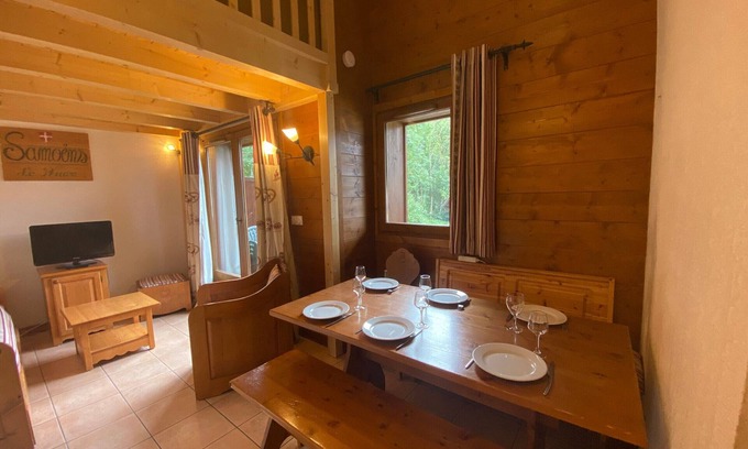 Samoens Apartamento | Dúplex con piscinas y parking cerca del centro de Samoëns
