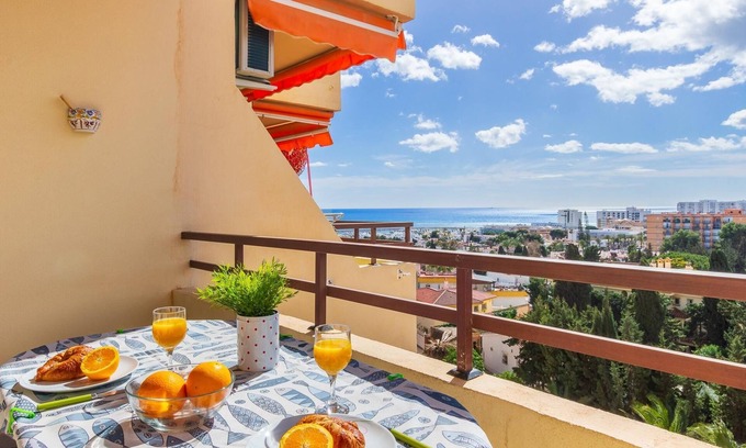 Carihuela Apartamento | Duquesa 506 - 2 Terrazas con vistas al mar, Piscina, Parking
