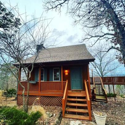 Eureka Springs Chalet De Esquí | Eagle Crest cabin, White river view with hottub