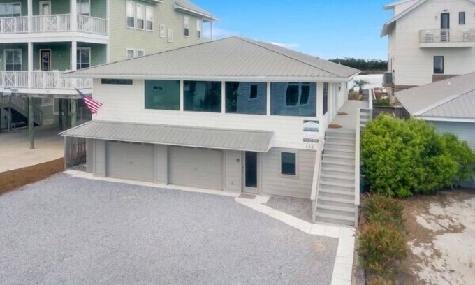 Grayton Beach Casa | ESPECIAL 15% DE DESCUENTO 3 nt. min hasta 5/18 6bed / 5. 5B, piscina, golfo, lago, vista a la playa, muelle.
