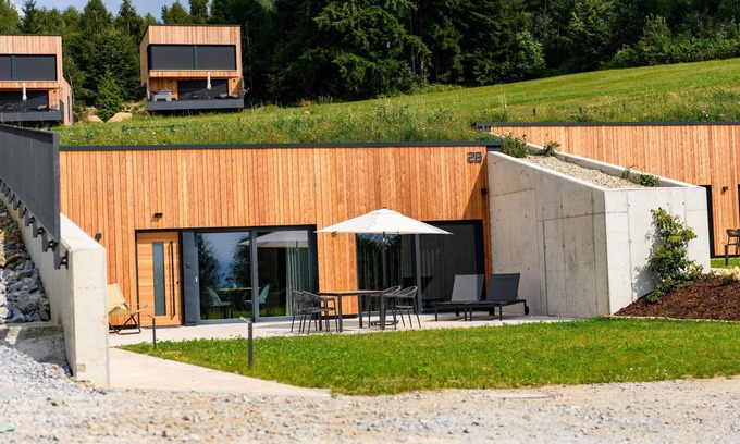 Bodenmais Apartamento | Earth cottage with far-reaching views of the valley and sauna