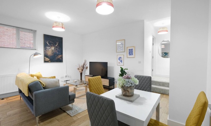 High Wycombe Apartamento | Eastons 1 Bedroom Apartment with Sofa Bed