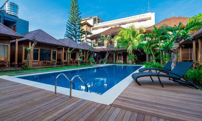 Downtown Kuta Casa | Easy Surf Camp Brand New Bungalow Habitación con 2 camas individuales Playa de Kuta