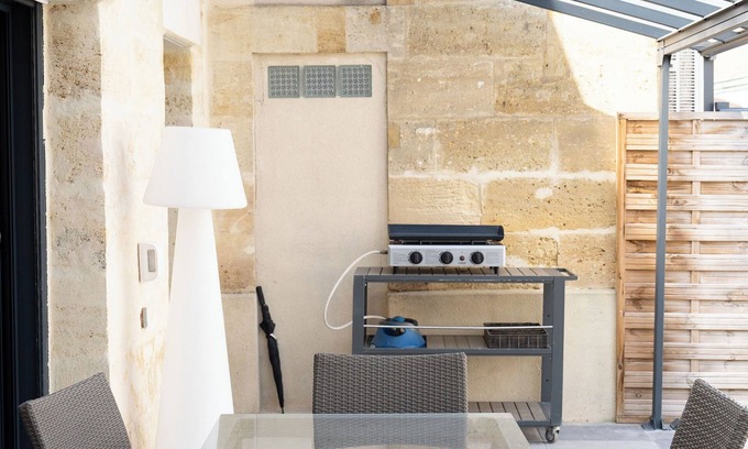 Bacalan Casa | Echoppe Bordelaise 4 bedrooms, terrace, air conditioning, parking