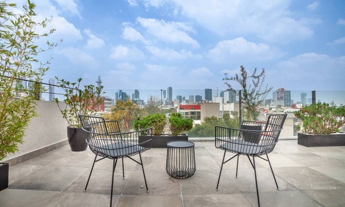 Colonia Cuauhtemoc Apartamento | Eclectic Contemporary Apartment