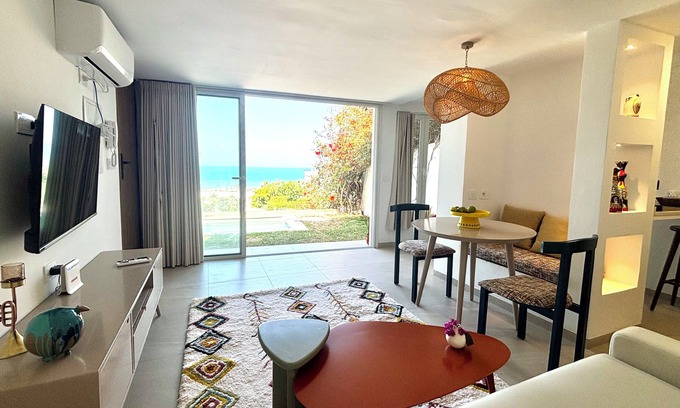 Sidi Abdel Aziz Apartamento | Écrin bleu - Sea and pool view