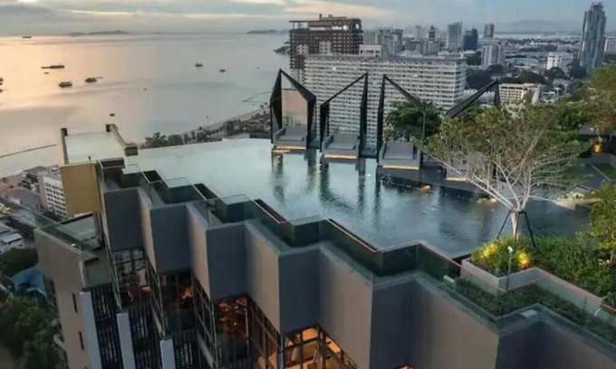 Pattaya Bay Apartamento | EDGE Pattaya Seaview with infinity pool