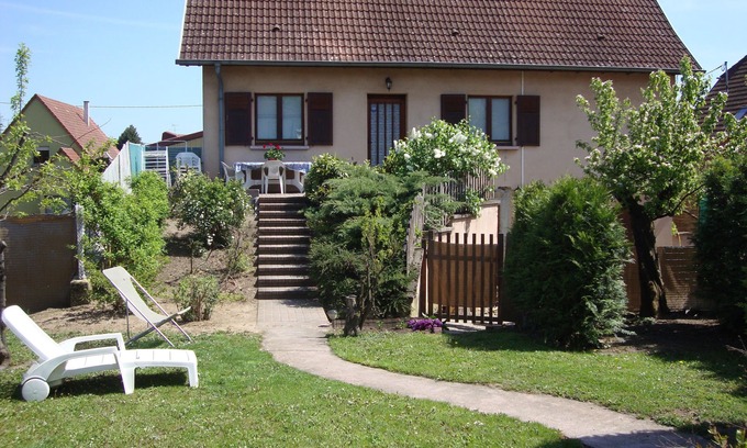 Eguisheim Casa | EGUISHEIM cerca de la casa de Colmar Single De registro. WC. 2-8 personas-Patio y jardín-Tranquilo