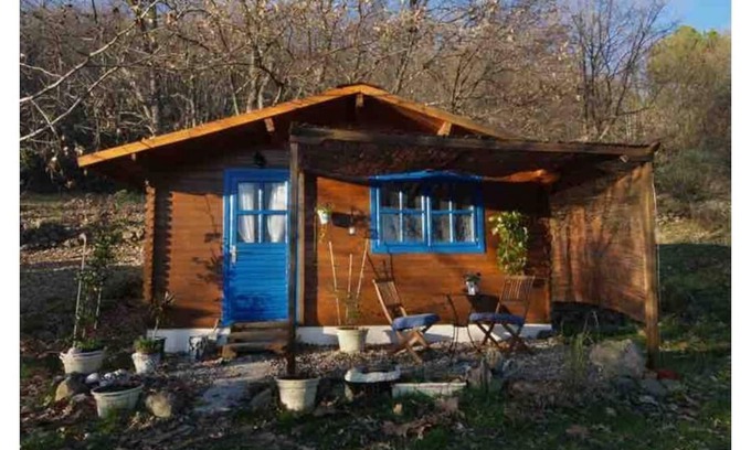 Candeleda Casa | El Azul Romántica cabaña de madera con vista