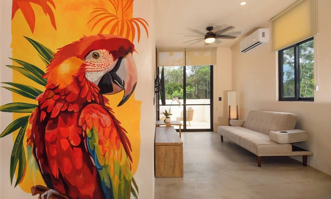 Ek Balam Village Condominio | El Guacamaya 107 Penthouse at Tuane Tulum