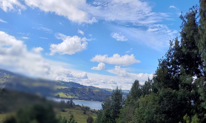 Choconta Cabina | El Refugio del Cobijo, Ideal cabin overlooking the reservoir and the mountains