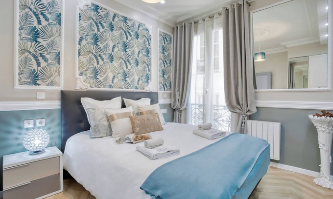 Strasbourg -Saint-Denis Apartamento | Elegant 120m² 3BR Romantic Center - Haussmannian