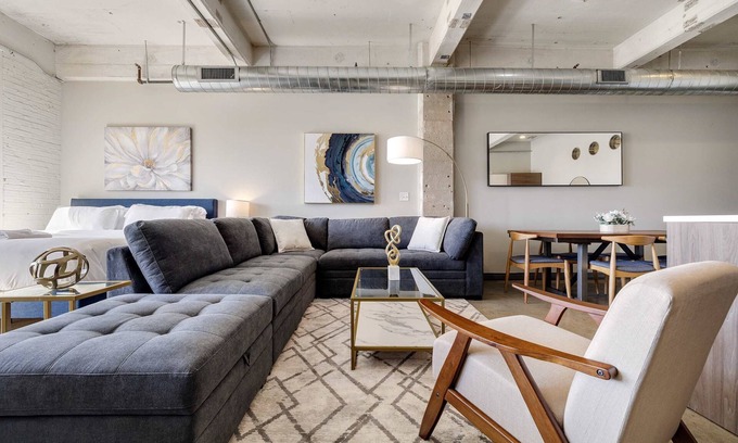 Downtown Dallas Apartamento | Elegant 1BD | DT Dallas | Sleeps 4 | Free Parking