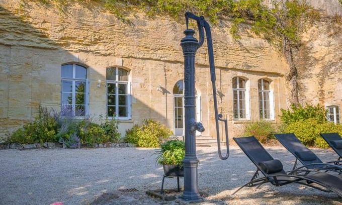 Vouvray Cabaña | Casa troglodita con spa finlandés, sala de juegos y cerca de viñedos AOC en Vouvray